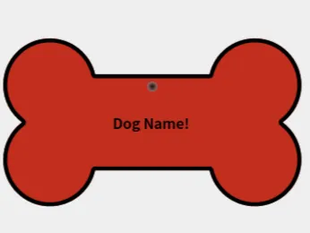Customizable Dog Nametag