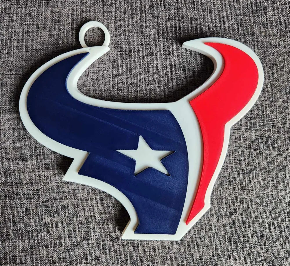 Houston Texans Oversized Necklace, Pendant by Salvadori MakerWorld
