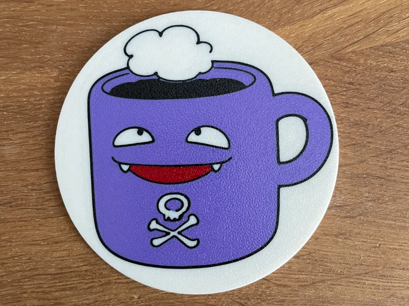 Koffing Coaster / Pokemon / Nintendo / Coffee