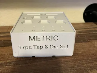Milwaukee metric Tap and Die Gridfinity