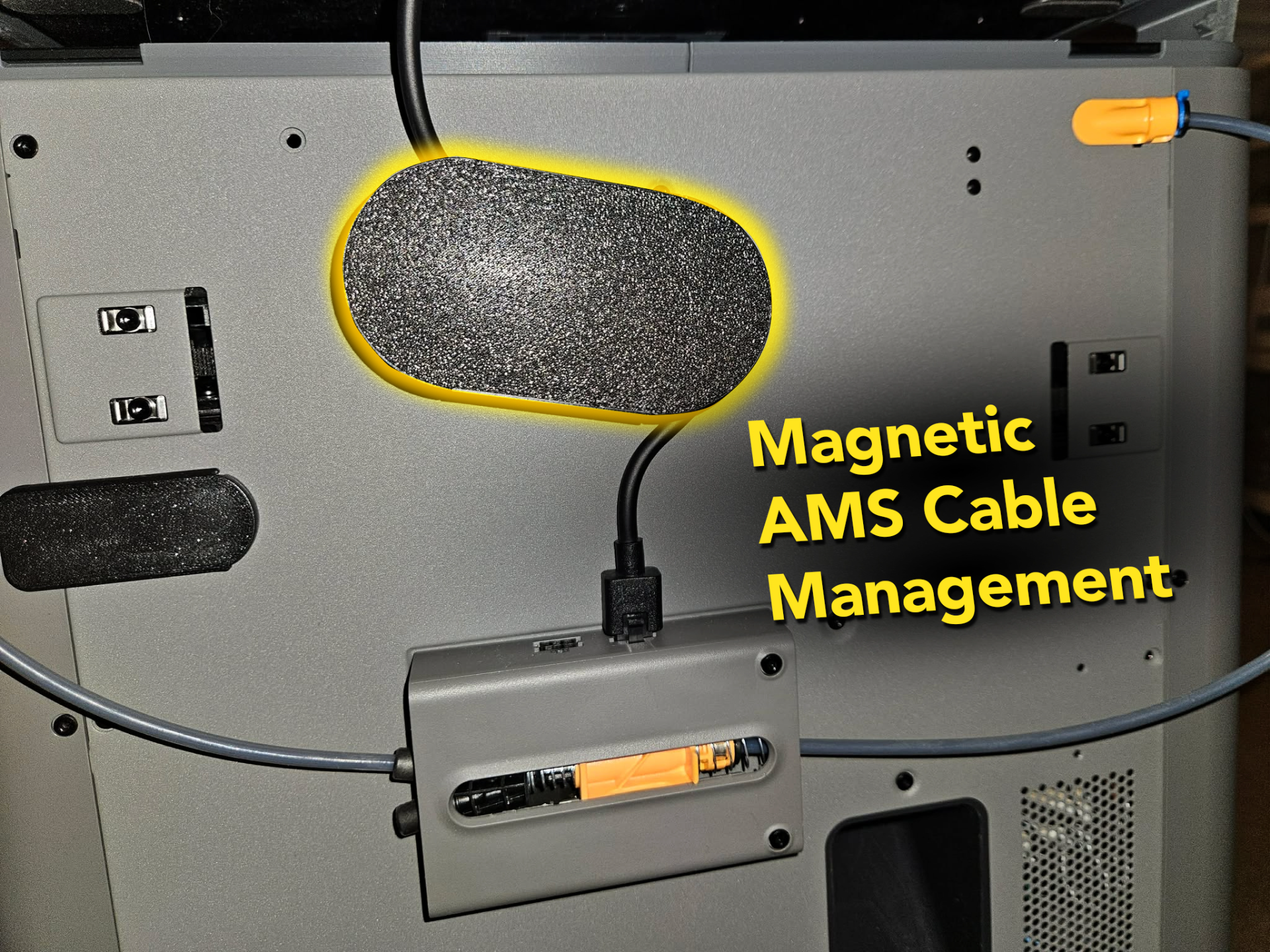 Magnetic AMS Cable Management