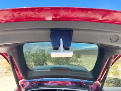 Tesla Fake Closed Door Latch