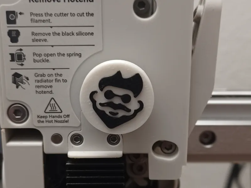 Extruder Wheel Beard Guy for A1 and A1 Mini
