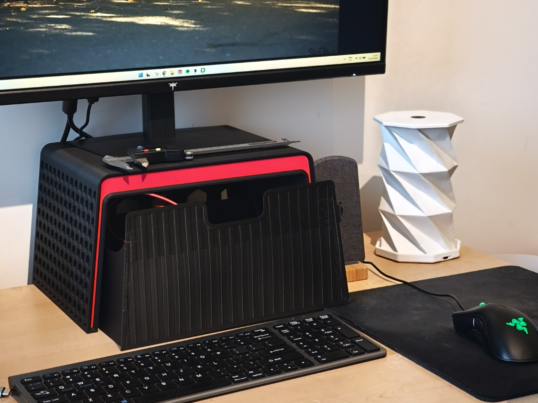 KTC ディスプレイ本体 3Dプリント KTC H27T27 モニタースタンド/ライザー 引き出し付き