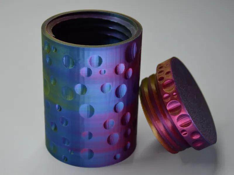 Circular Pattern Jar