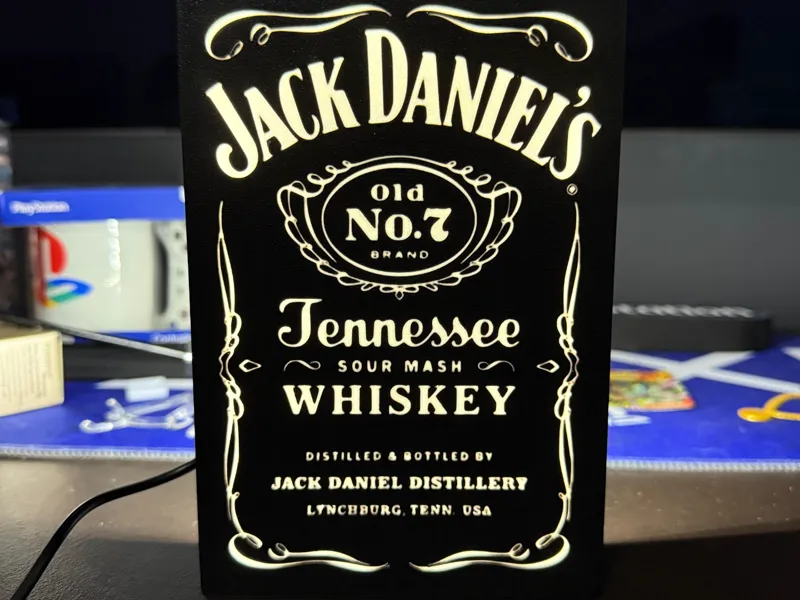Jack Daniels Light box