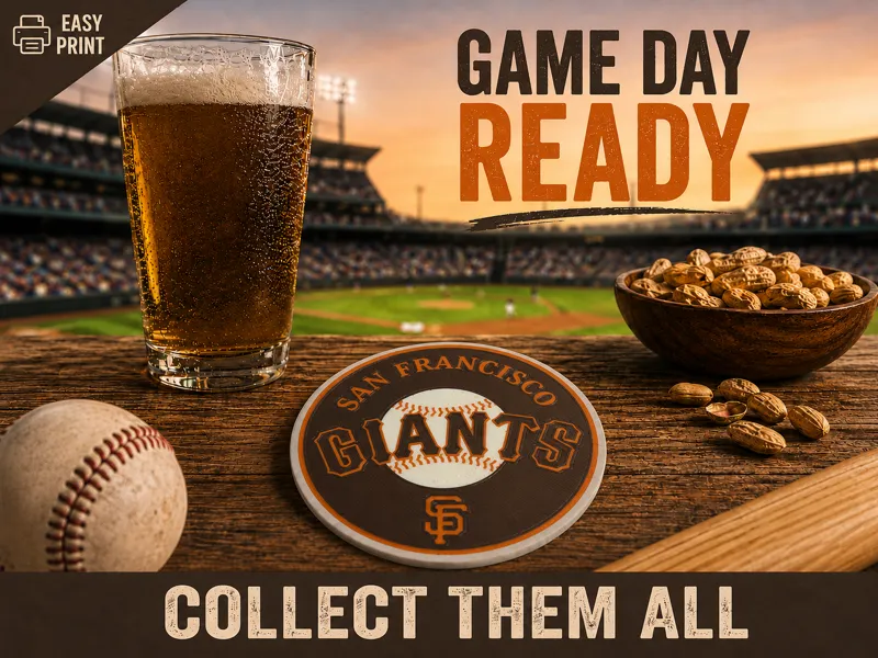 san francisco giants coaster mlb