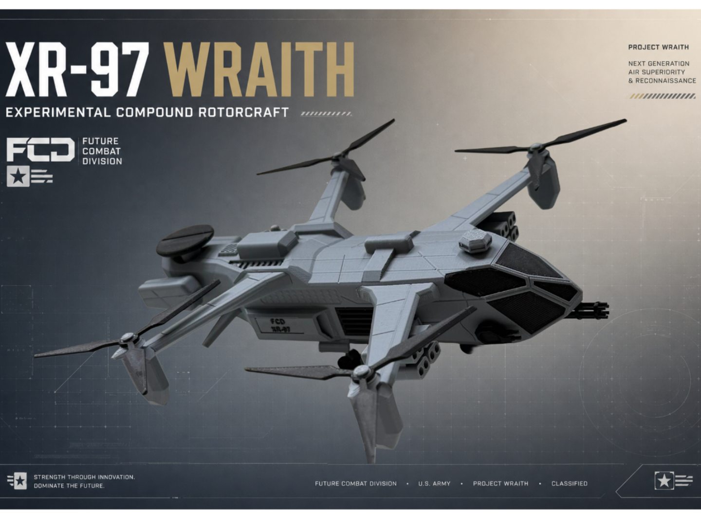 XR-97 Wraith concept of US Army Drone