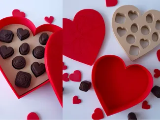 Valentine's day montessori Box of chocolates
