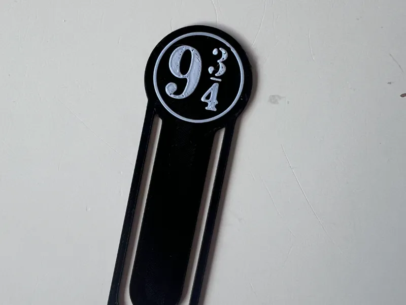 9 3/4 bookmark
