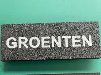 Miele Freezer drawer label