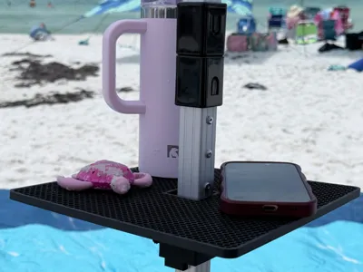 Cool Cabana beach umbrella table