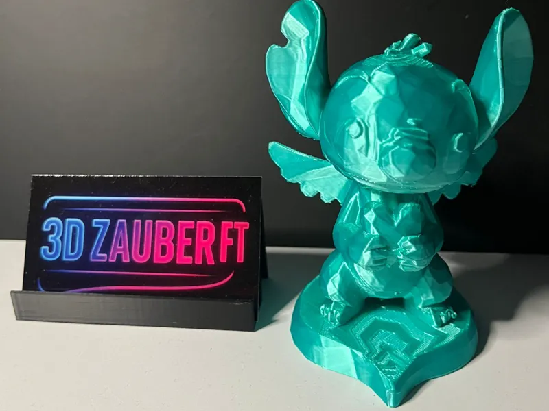 Stitch der Liebesengel Low Poly