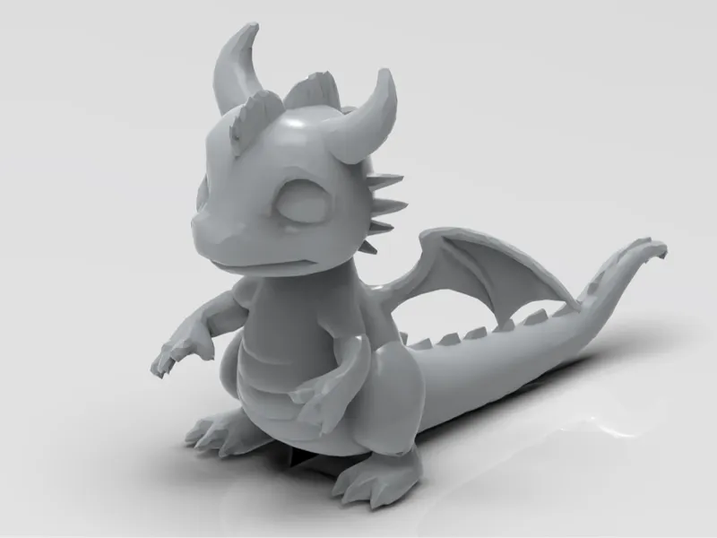 Dragon / Babydragon statue