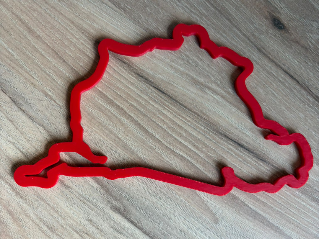 Rennstrecken Siluette Nordschleife Nürburgring 