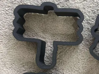 Sign cookie cutter