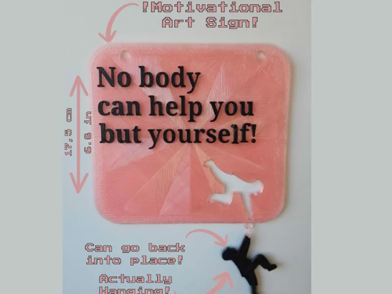 Motivational Art Sign