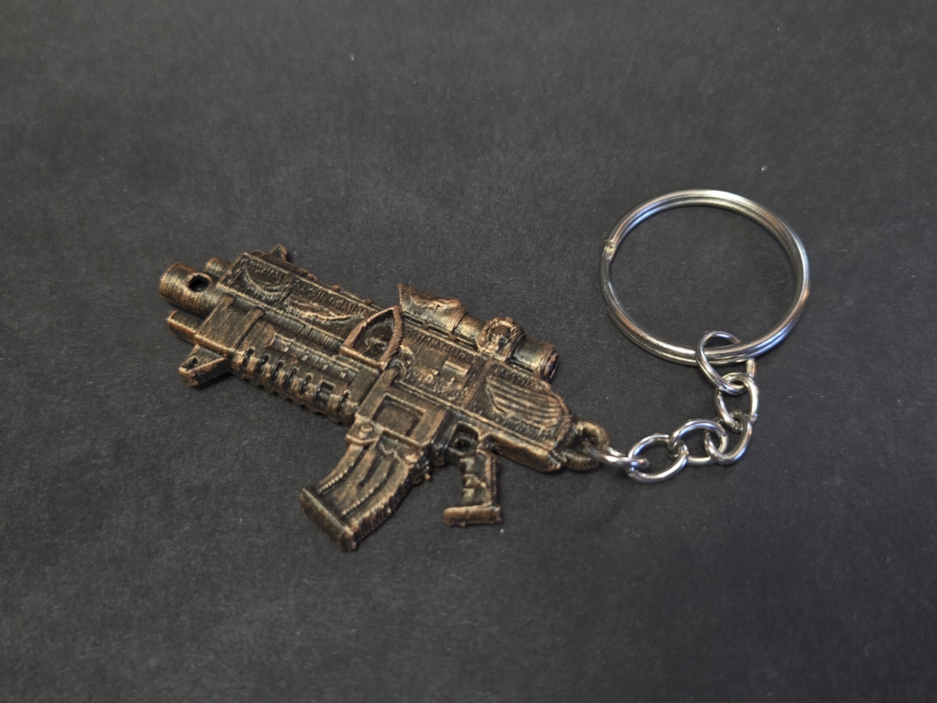 Bolter Gun Keychain - grimdark weapon