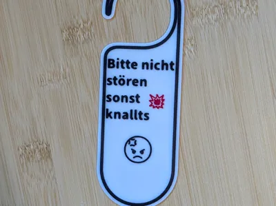 Do Not Disturb Door Hanger