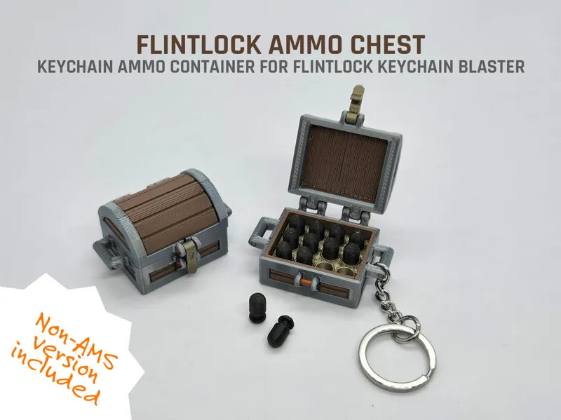 Flintlock Ammo Chest — Keychain Stash