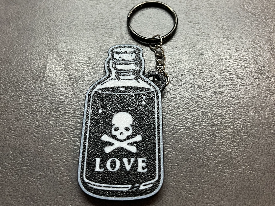 love poison keychain