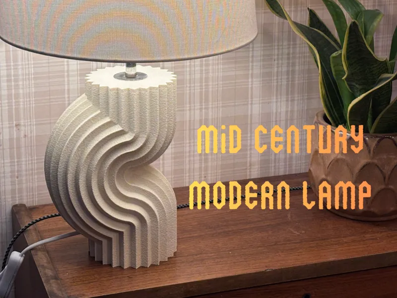 Mid Century Lamp base - E27 socket