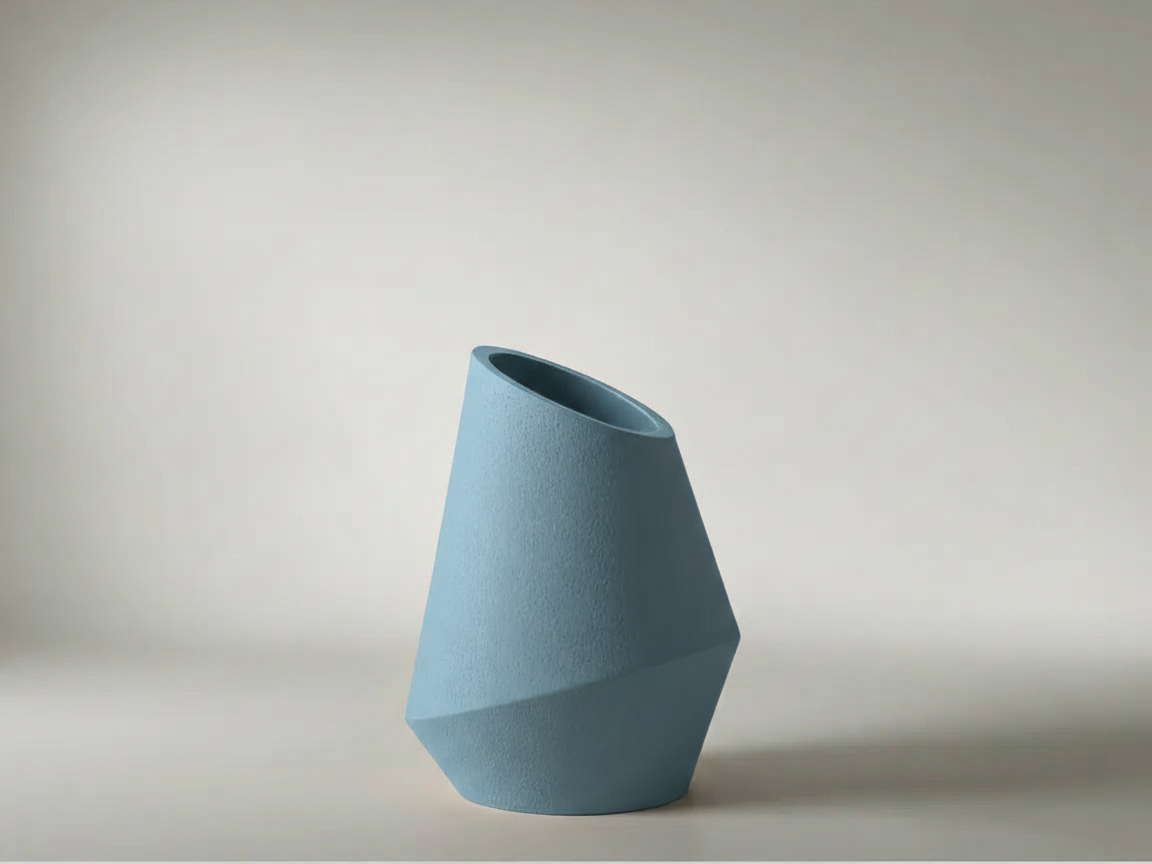 Square Minimal Planter – Fuzzy Skin