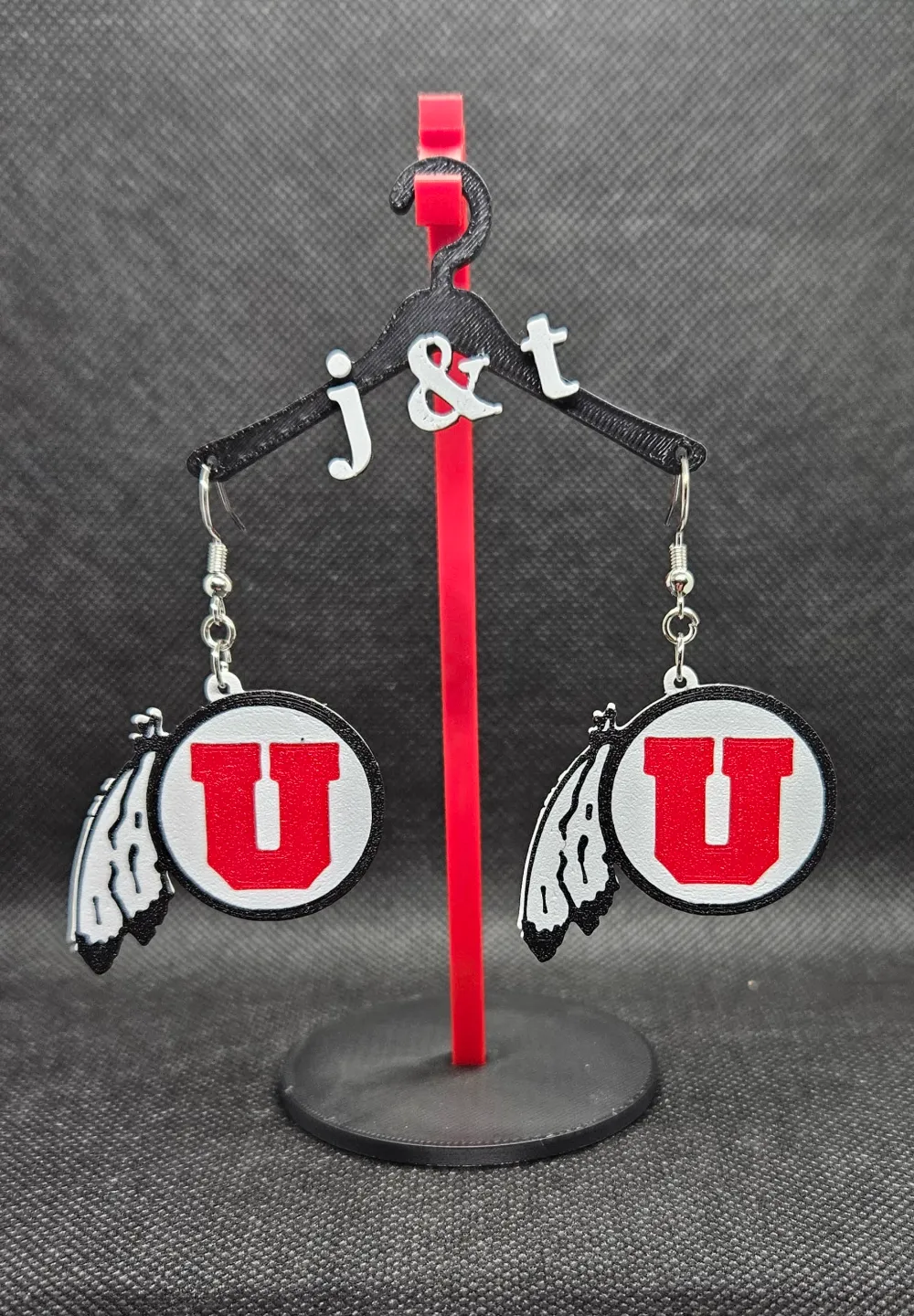 Utah earrings view 2