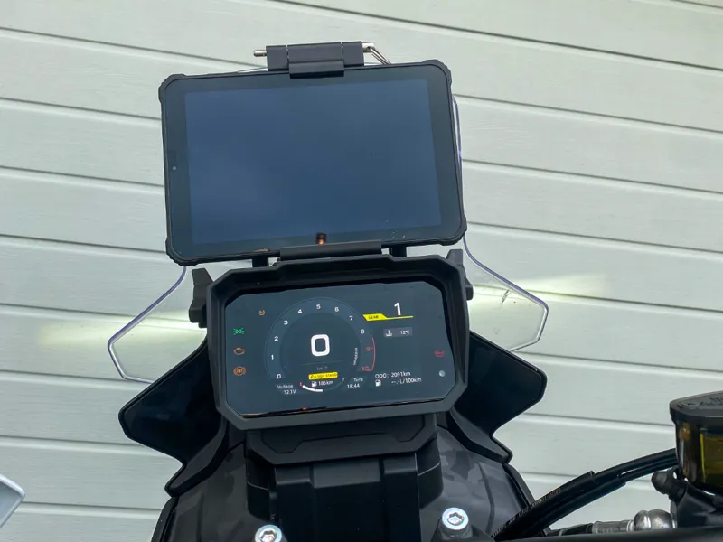 Tabletholder for CFmoto 450MT + Oukitel RT3 Pro