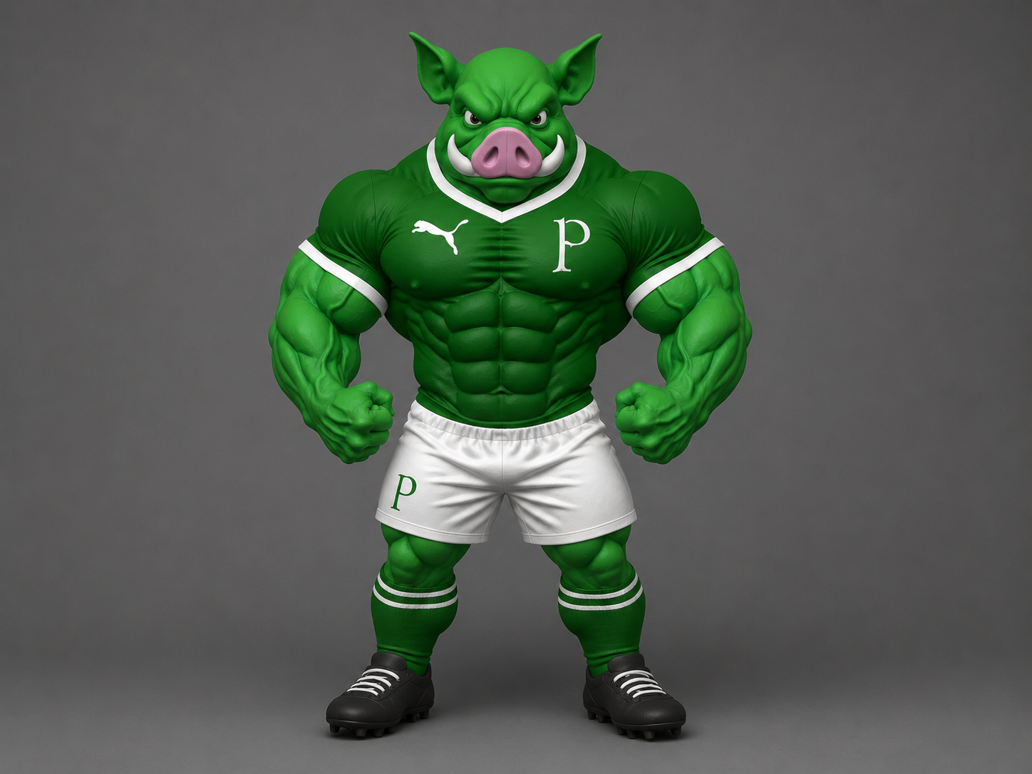 mascote do palmeiras multicolor