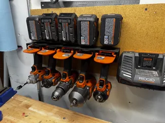 Rigid tools drill and impact hanger