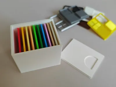 Filament Sample Swatch Storage Box