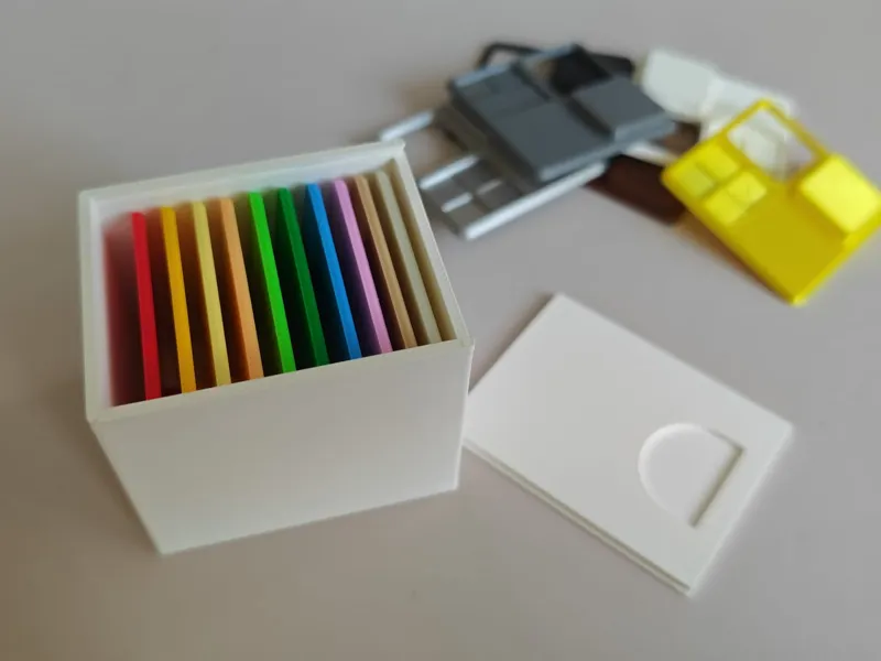 Filament Sample Swatch Storage Box
