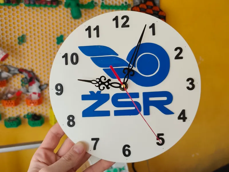 ŽSR Wall Clock ( NO - AMS )