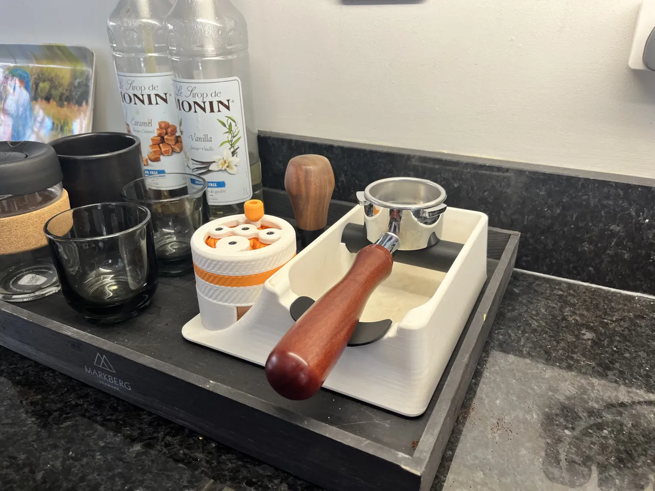 Coffee Knock Box and Tamping Station view 4