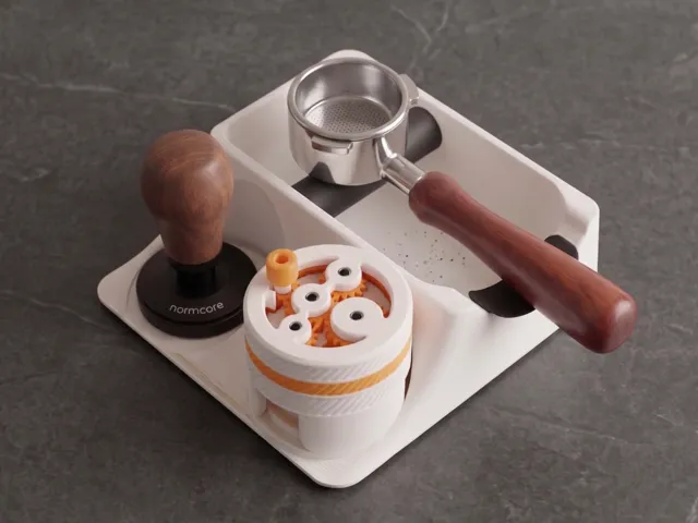 Coffee Knock Box and Tamping Station