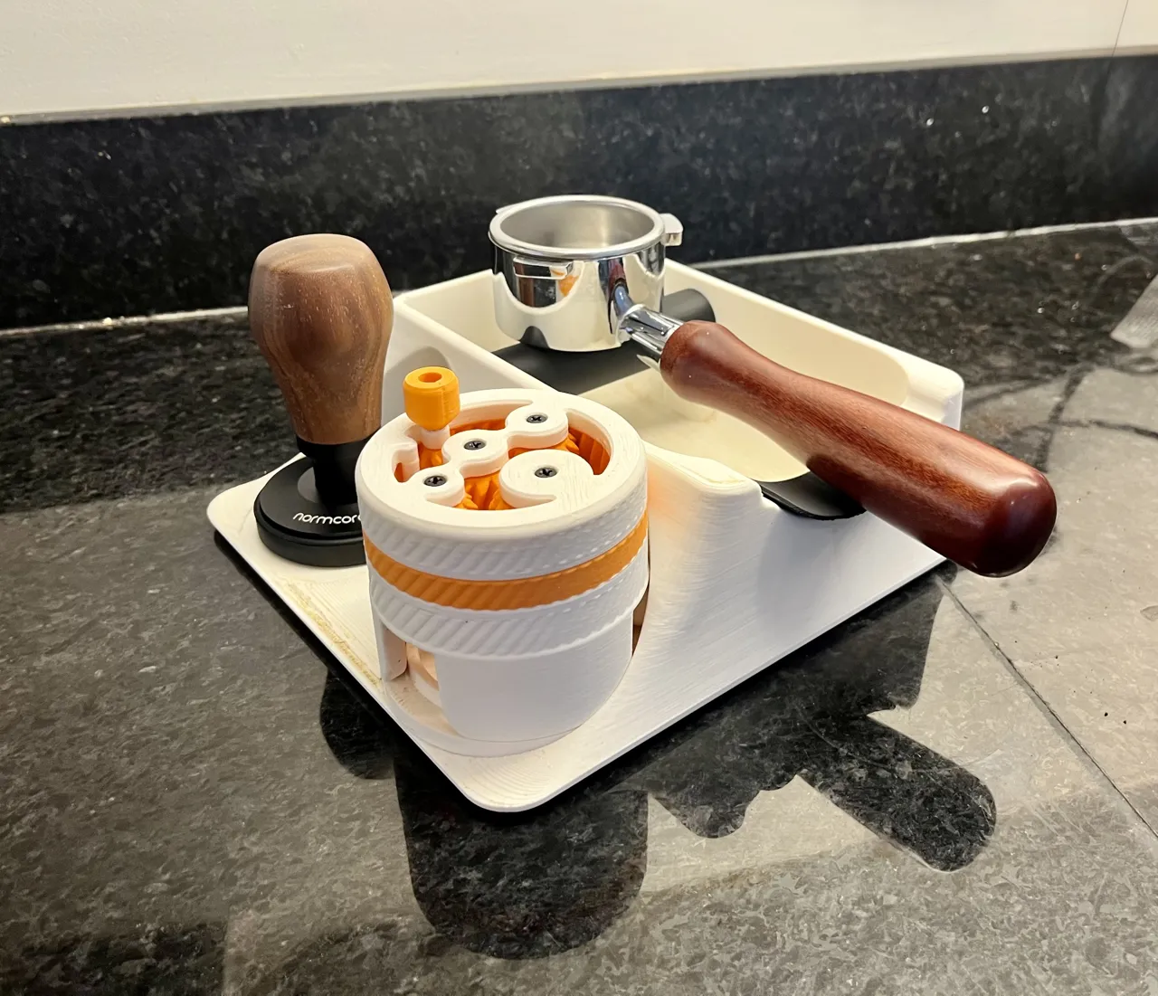 Coffee Knock Box and Tamping Station view 2
