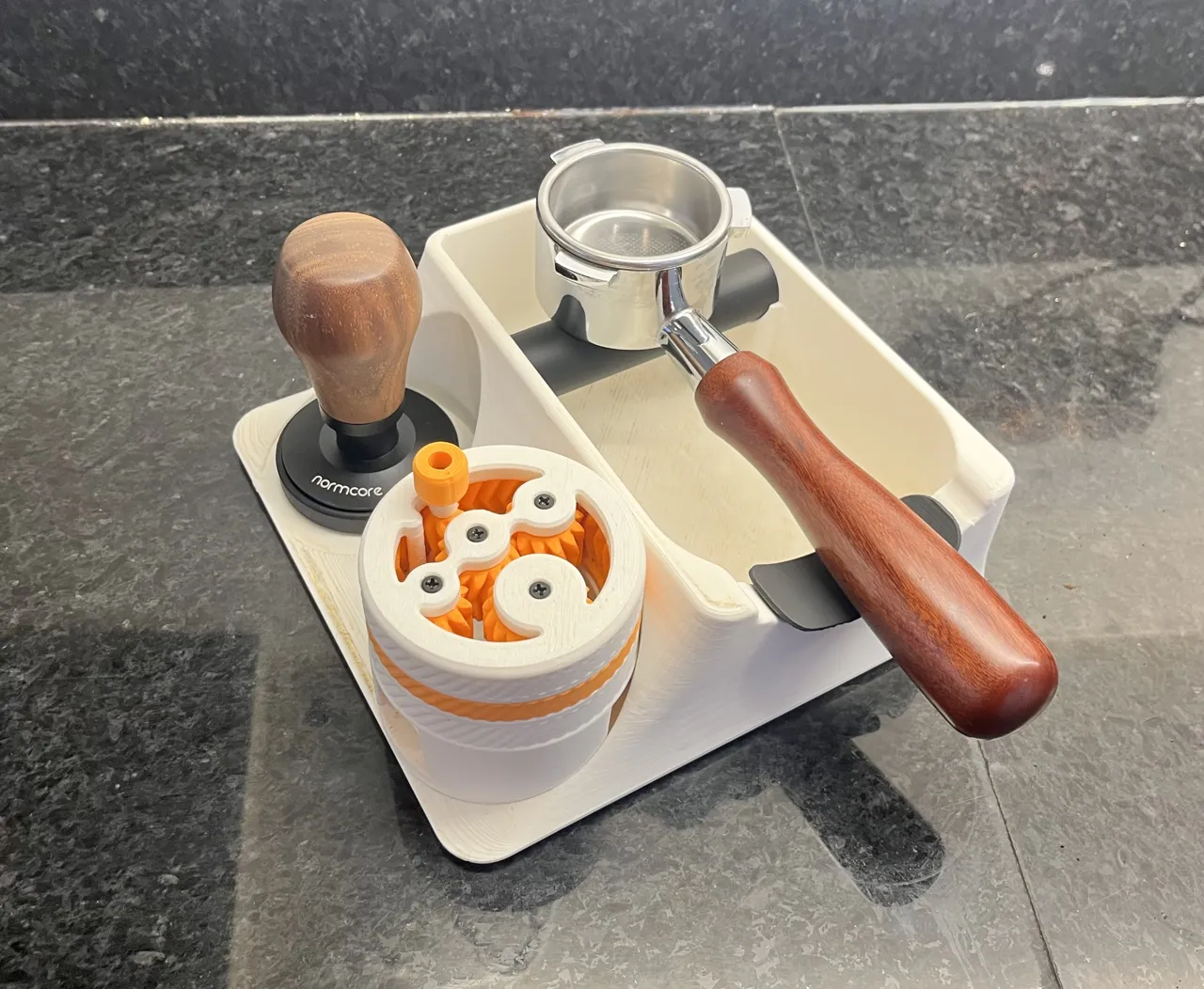 Coffee Knock Box and Tamping Station view 3