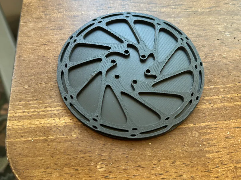 Disc Brake Rotor Coaster w/ Base