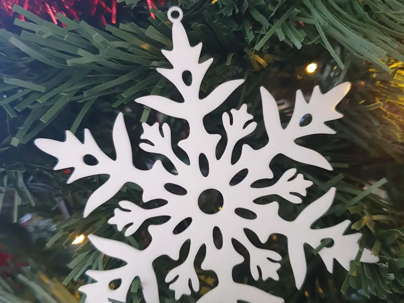 Christmas snowflake ornament 5