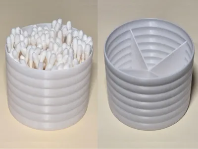 Simple Clean QTip Jar