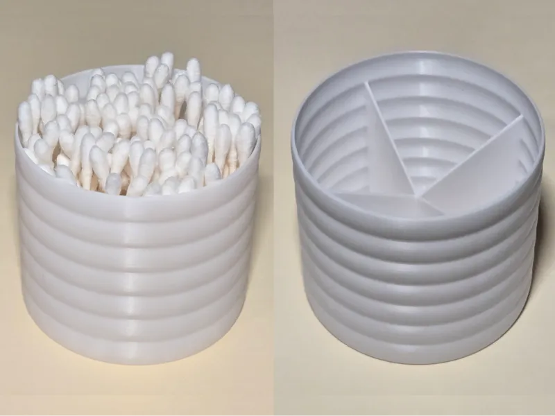 Simple Clean QTip Jar