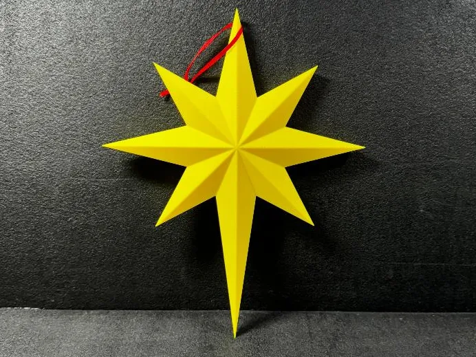 Isaiah 9:6 Northern Star Christmas Ornament