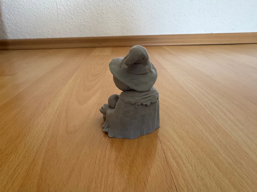 Halloween Pumpkin Witch - Free 3D Print Model - MakerWorld