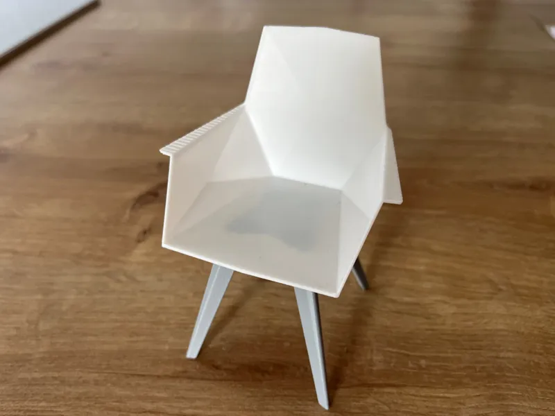 Minimalist armchair