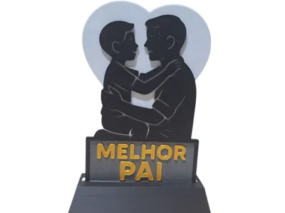 Father's Day Plate (Father and Son)