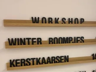 Letterboard numbers and letters
