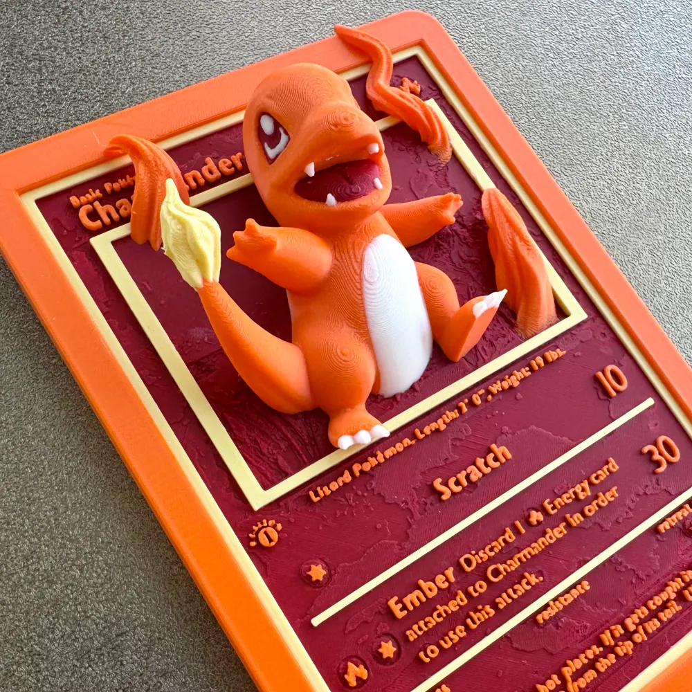 3d pokemon card stl Pokemon Card Stands STL | 3D Printable Organizer main image 0