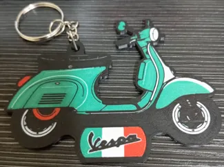 Llavero Moto Vespa Verde