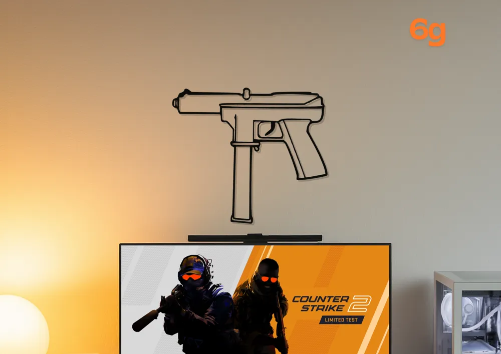 Tec-9 CSGO/CS2 Wall Art - Free 3D Print Model - MakerWorld